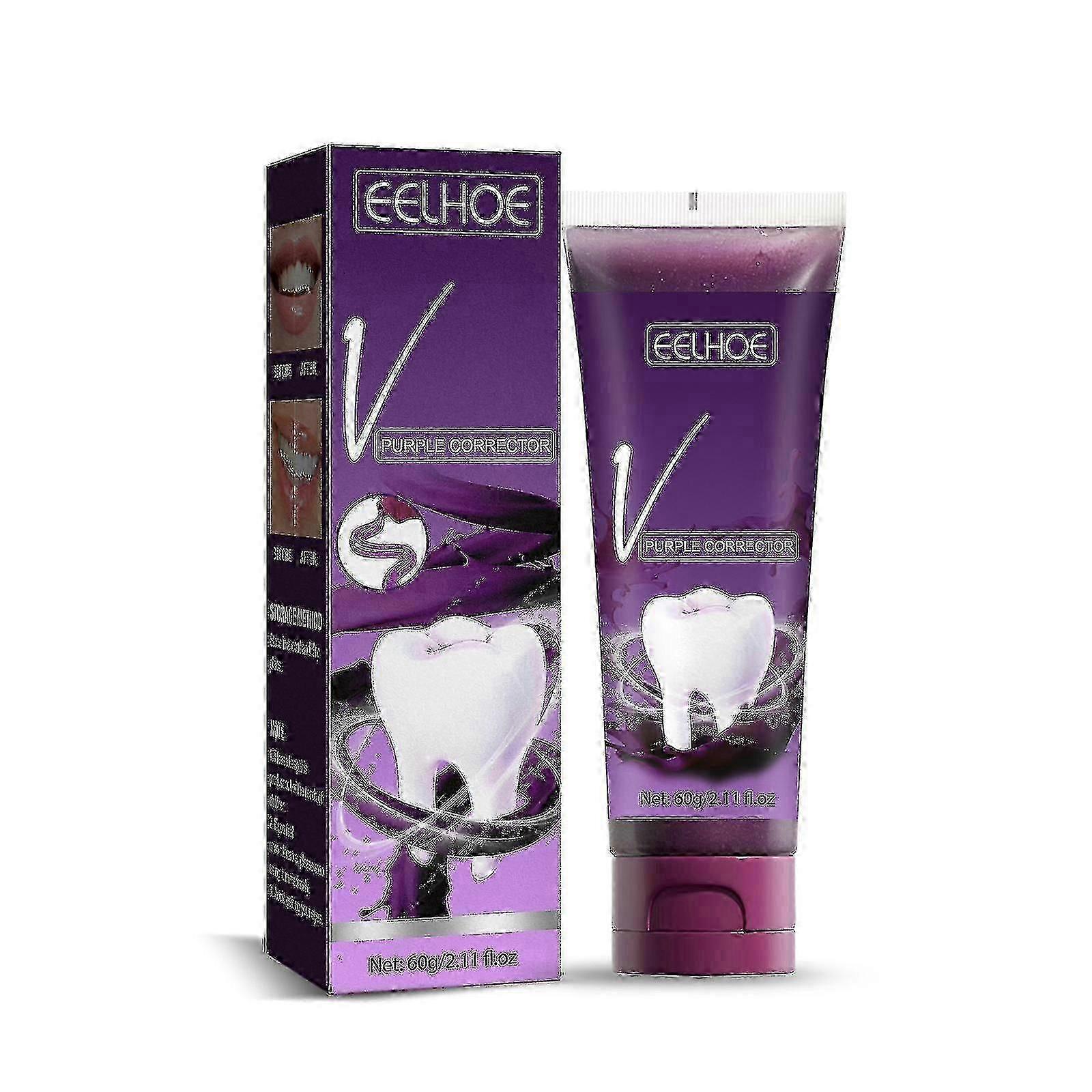 Eelhoe V34 Purple Tone Whitening Toothpaste