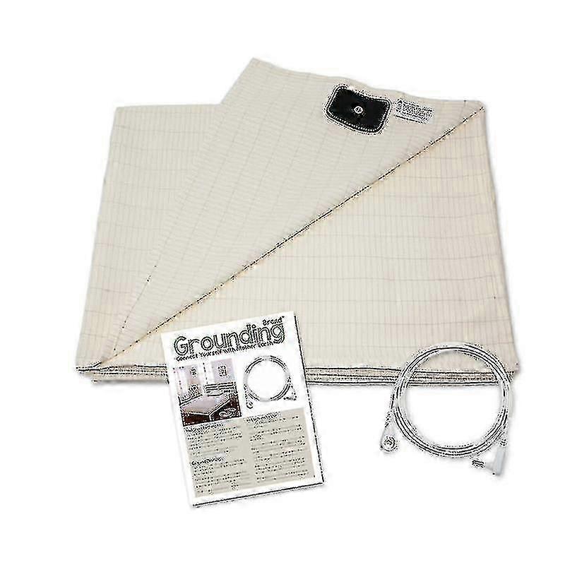 Earthing Double Bed Grounding Sheet Shield Emf Anti Radiation Conductive Fabric Bed Mat 153*203cmA2024120616