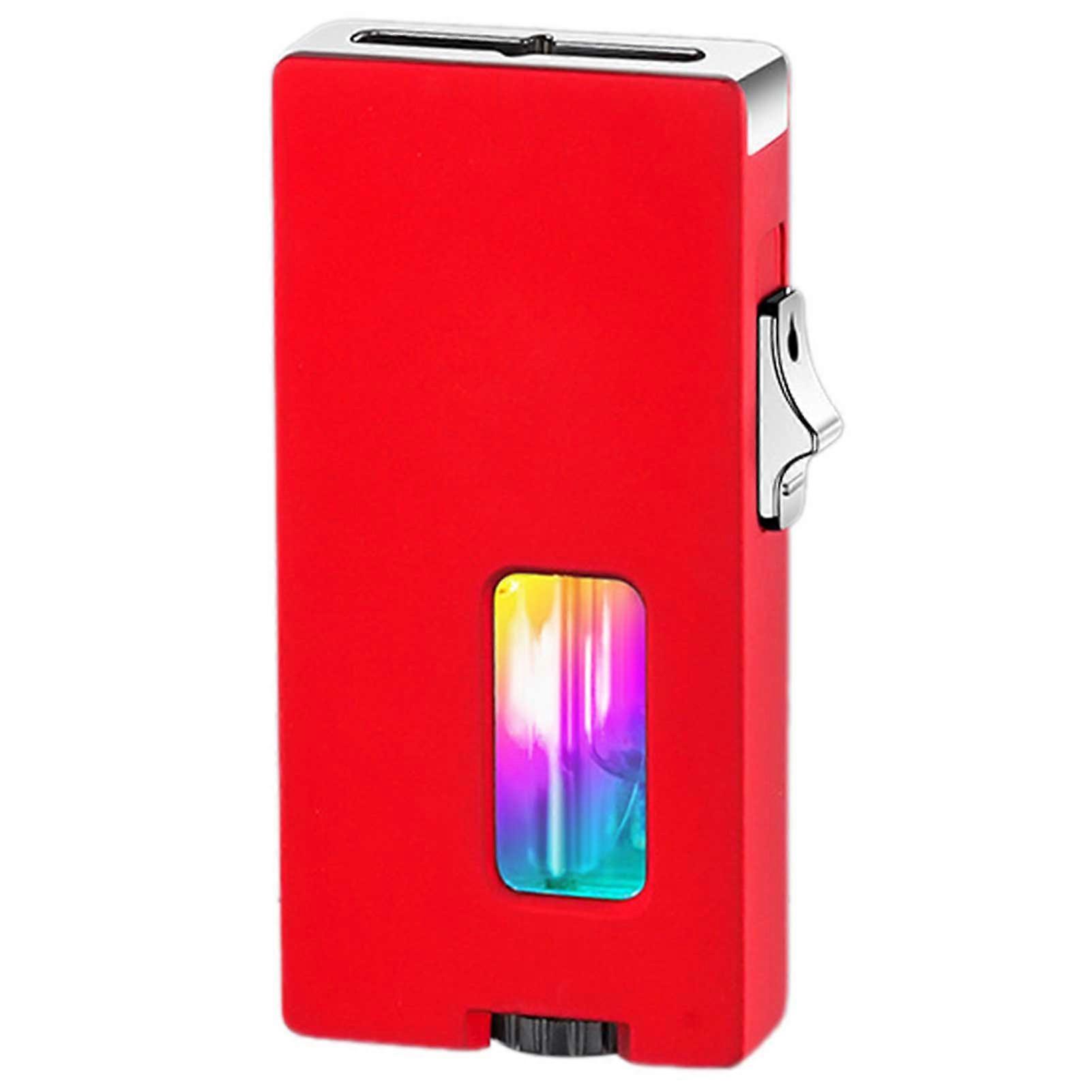 Shake-to-Ignite Gravity Sensor Electric Arc Plasma Lighter, Refillable Jet Flame Torch Lighters, 7-Flame Holes, Type-C Rechargeable