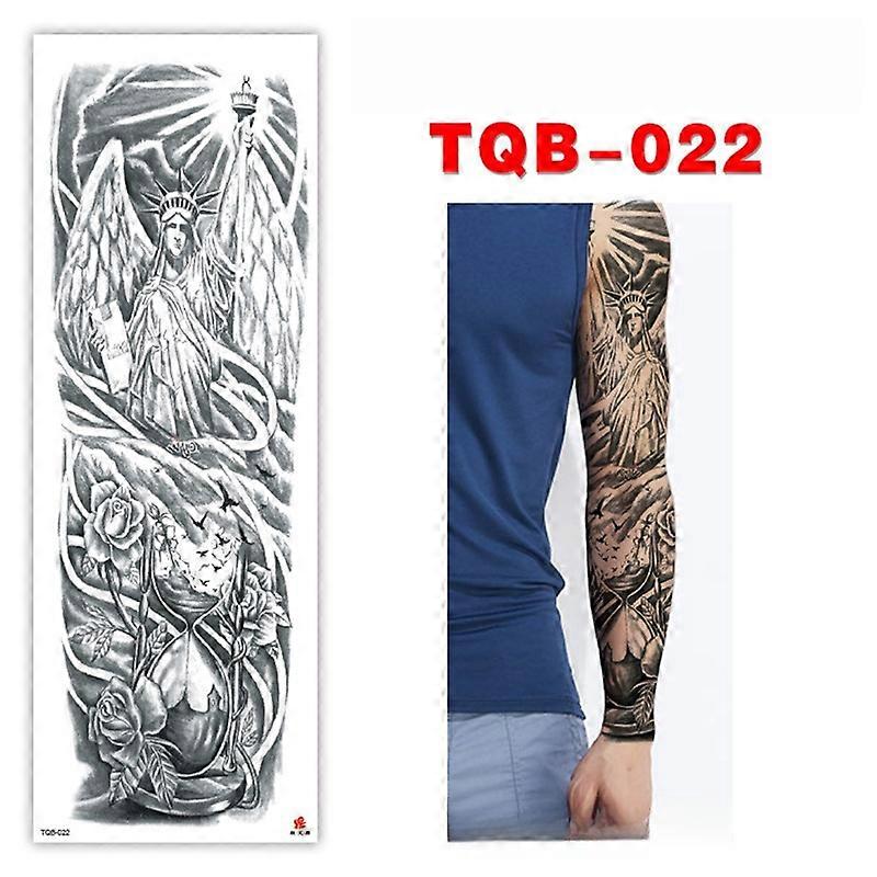 Calcomanía de tatuaje temporal INF para todo el brazo 6