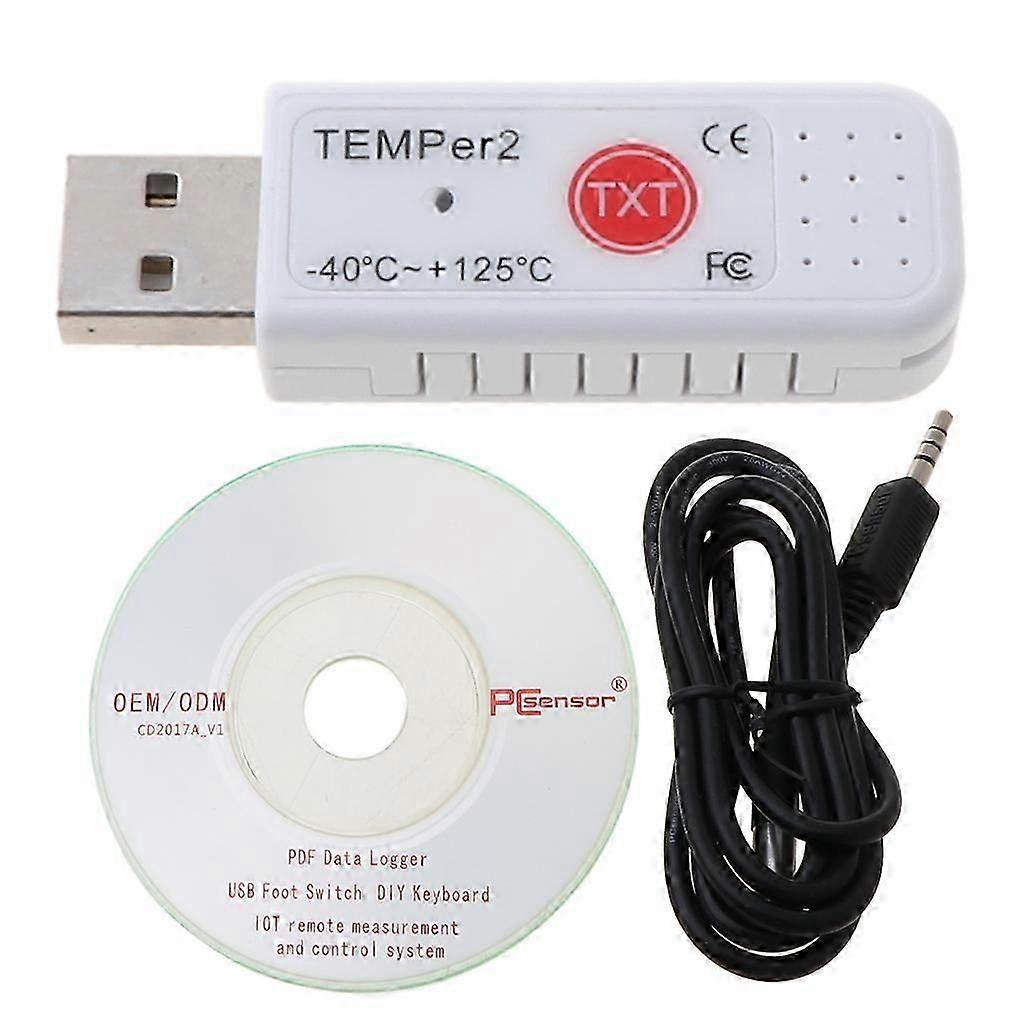 PC TEMPER2 Sensor USB-Thermometer Hygrometer Temperatur Datenlogger Recorder