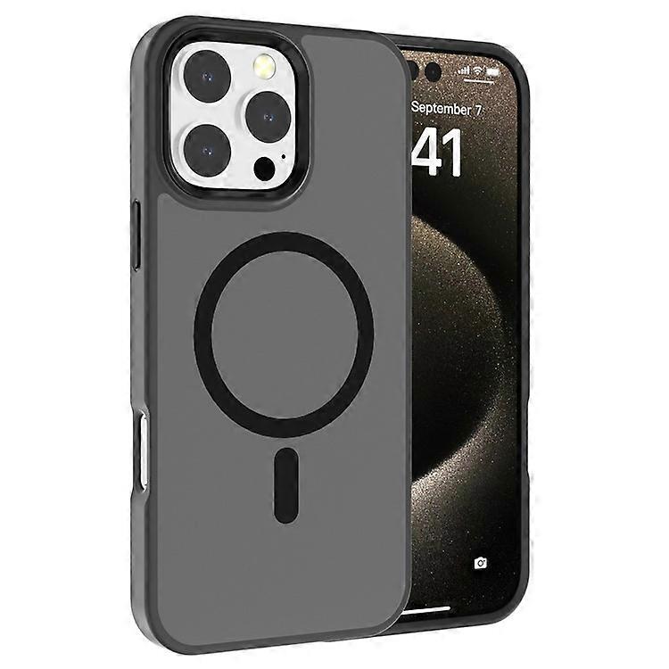 Compatible For iPhone 16 Pro Case Compatible with MagSafe Skin-Touch Matte TPU+PC Phone Cover