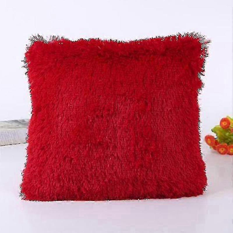 Short Plush Pillow for Sofa Decoration - Ideal for Home Comfort