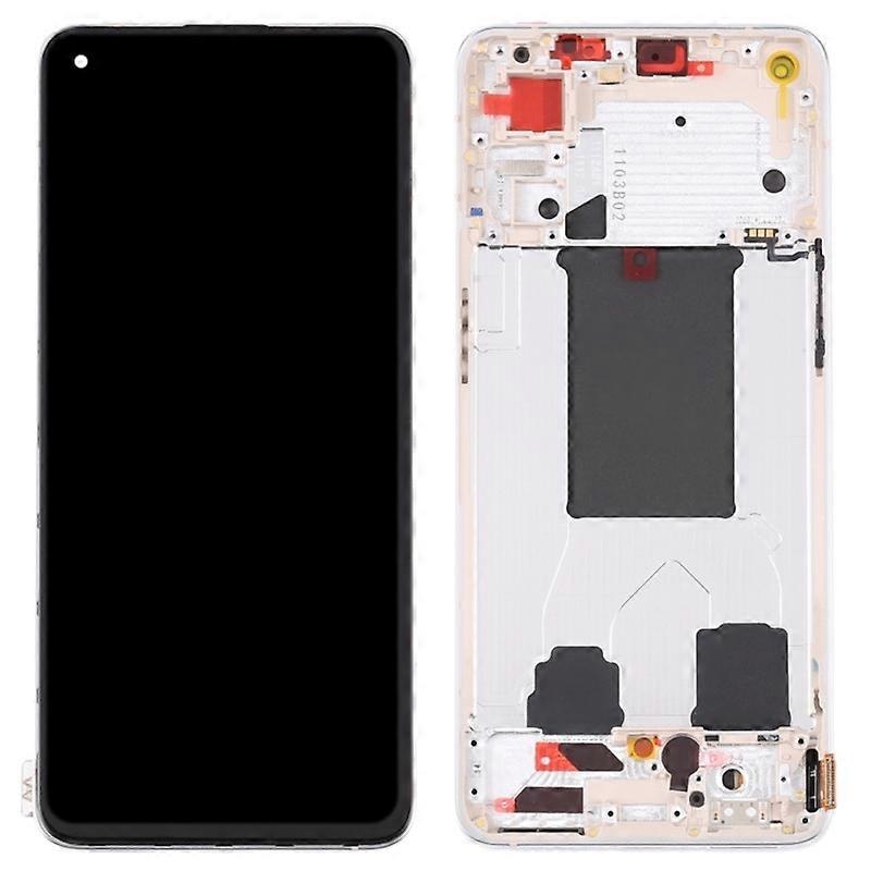 For Oppo Reno7 Pro 5G CPH2293 OEM Grade S AMOLED Screen and Digitizer Assembly+Frame Part