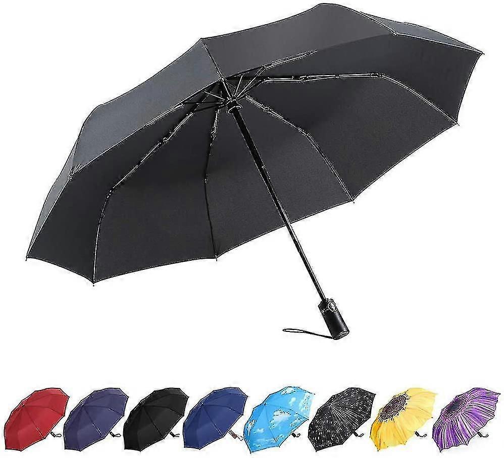 Compact Umbrella - Travel Folding Umbrella Fast Drying, Windproof Reincompatibleced