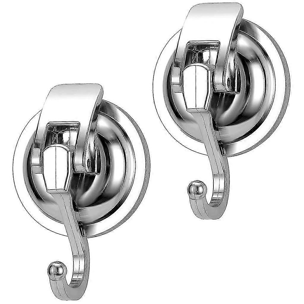Punch-free Kitchen Single Utility Hook Modern Silver Suction Cup Vacuum Hook