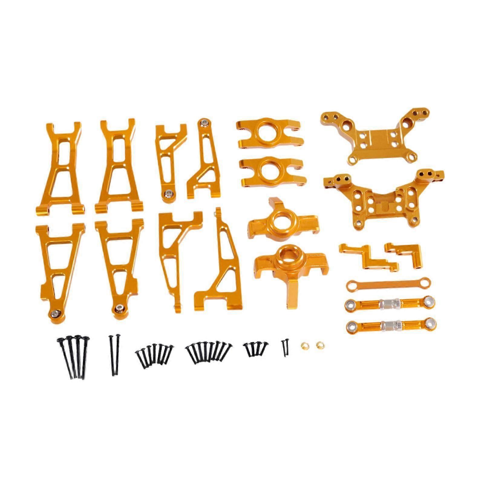 1/16 RC مجموعة ترقية السيارة سهلة التركيب معدن قوي ل 16207 16210 16209 أحمر