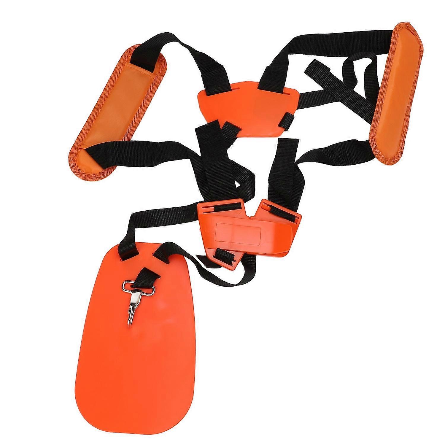 Trimmer Double Shoulder Strap Widened Thickened Adjustable Lawn Mower Harness Strap for Heavy Duty G