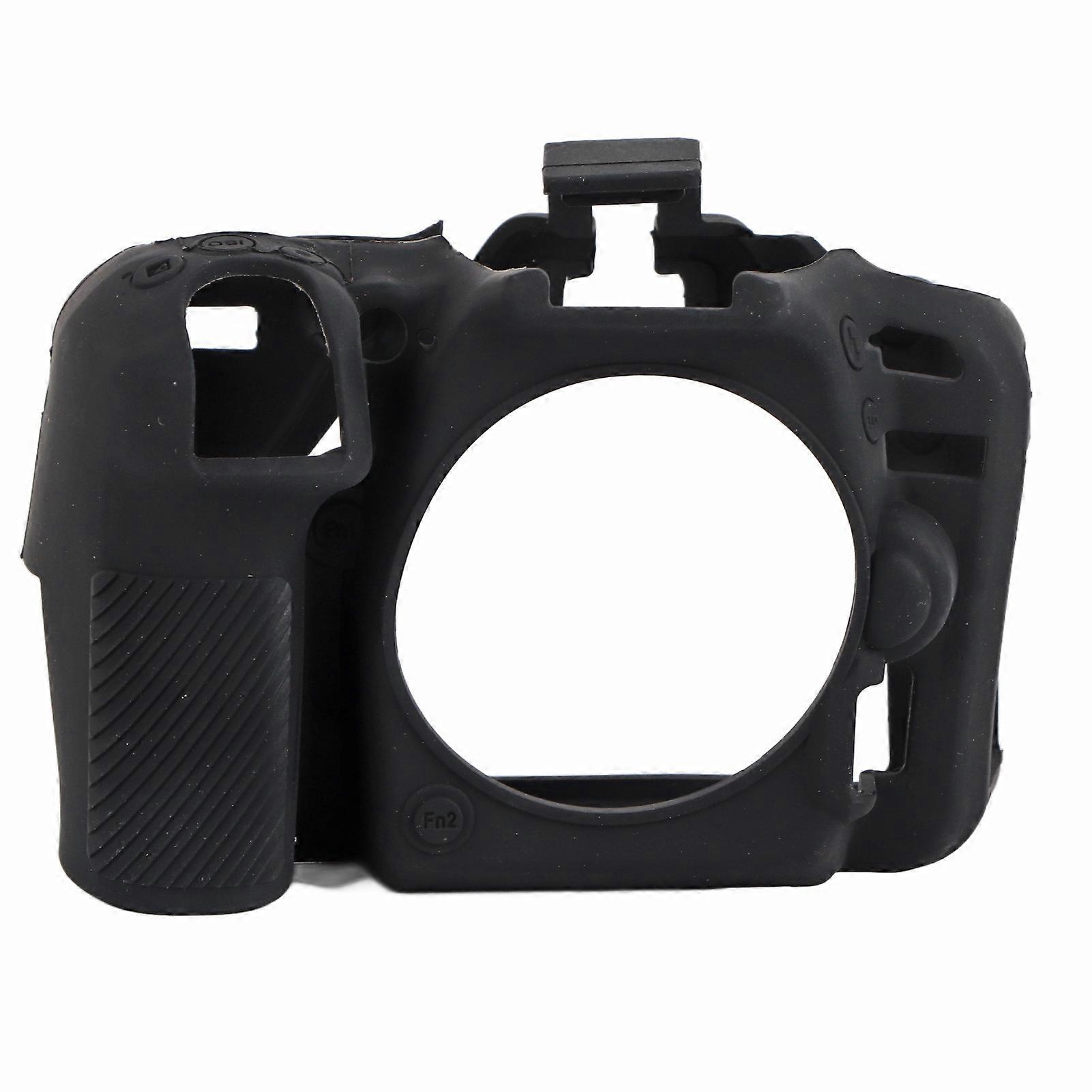 Black Soft Silicone Protective Case for Nikon D7500 Camera
