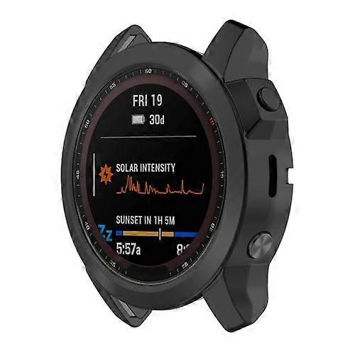 For Garmin Fenix 7S Pro Half Package Electroplated TPU Watch Protective Case