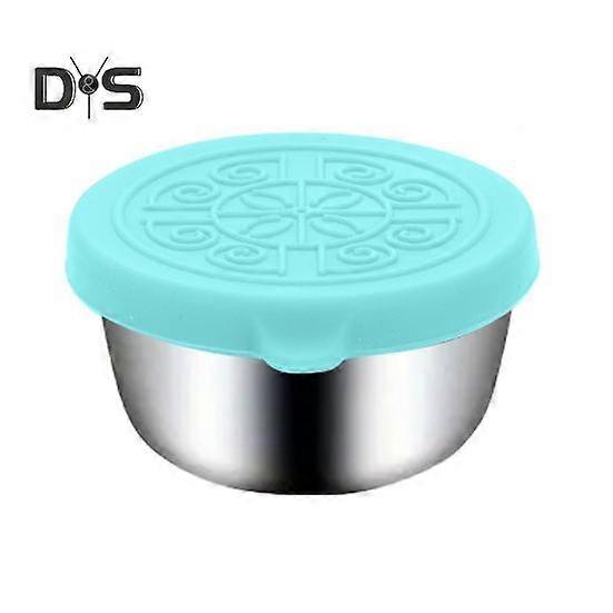 40ML Salad Dressing Containers with Lids Leakproof Stainless Steel Sauce Dish for Lunch Boxes Picnics Travel Fruits Snacks Dips Containers