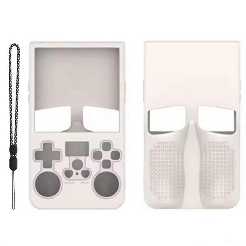 For R36MAX Open Source Handheld Game Console Portable Silicone Protective Case with Wrist Strap - Be