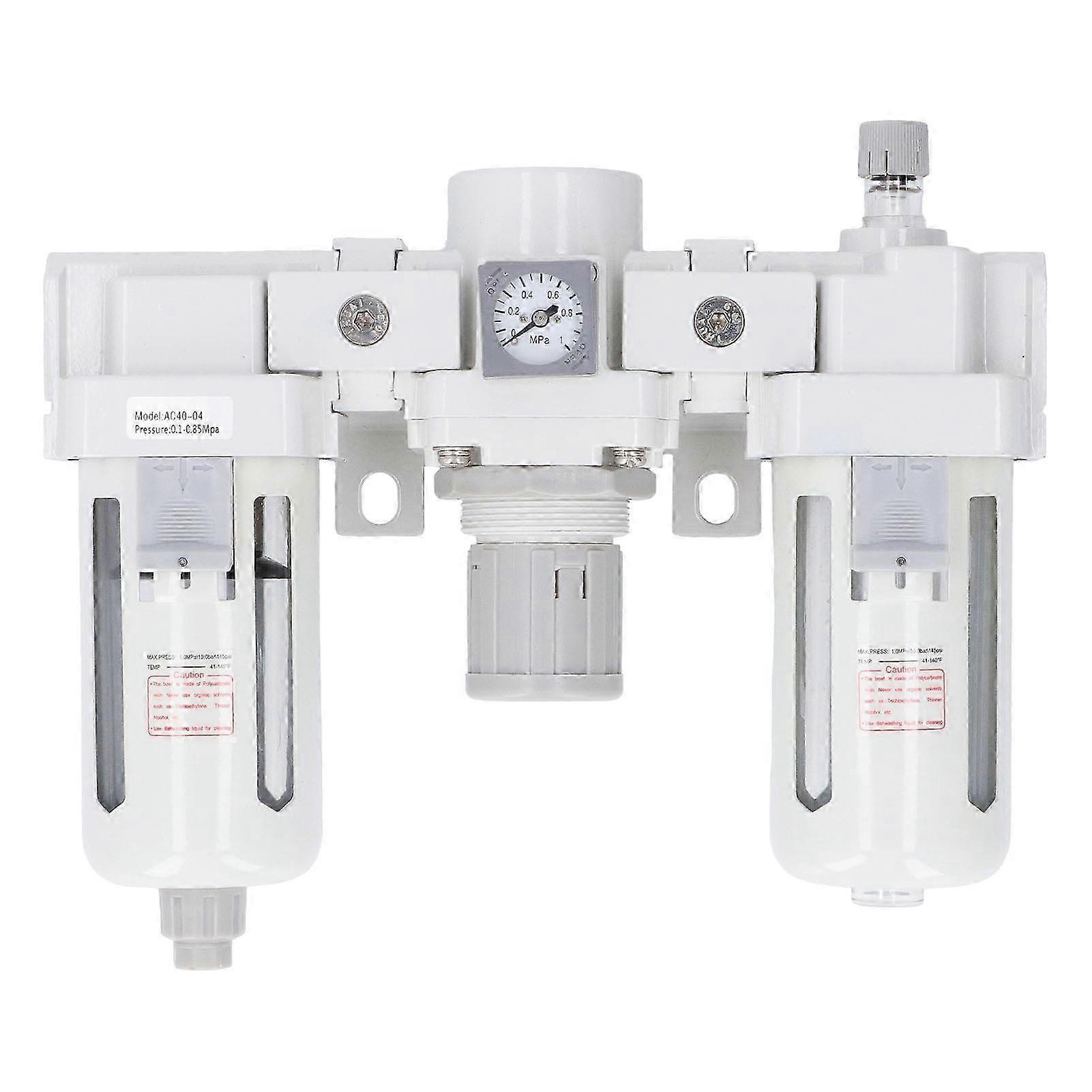 G1/2in Water Oil Separator Air Source Processor Compressed Air Filter Regulator Pneumatic Accessory