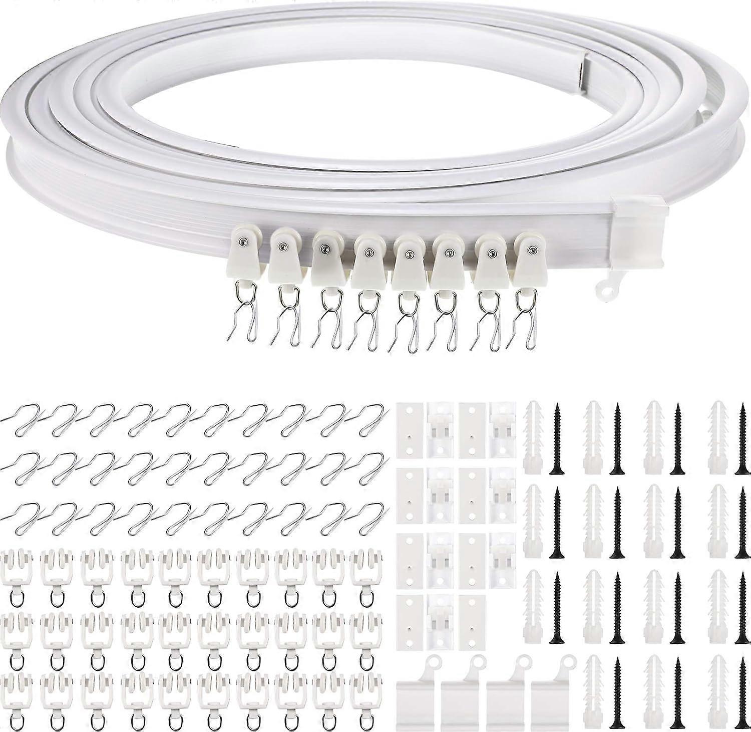 Curtain Rail, Bendable, Foldable Ceiling Mount, Room Divider