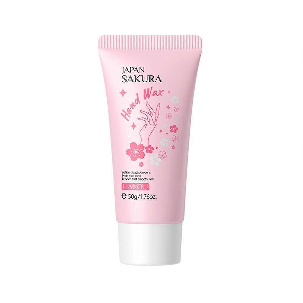 Sakura. Hand Wax Moisturizing Hand Cream Natural Exfoliating Hand Care Cream 50g