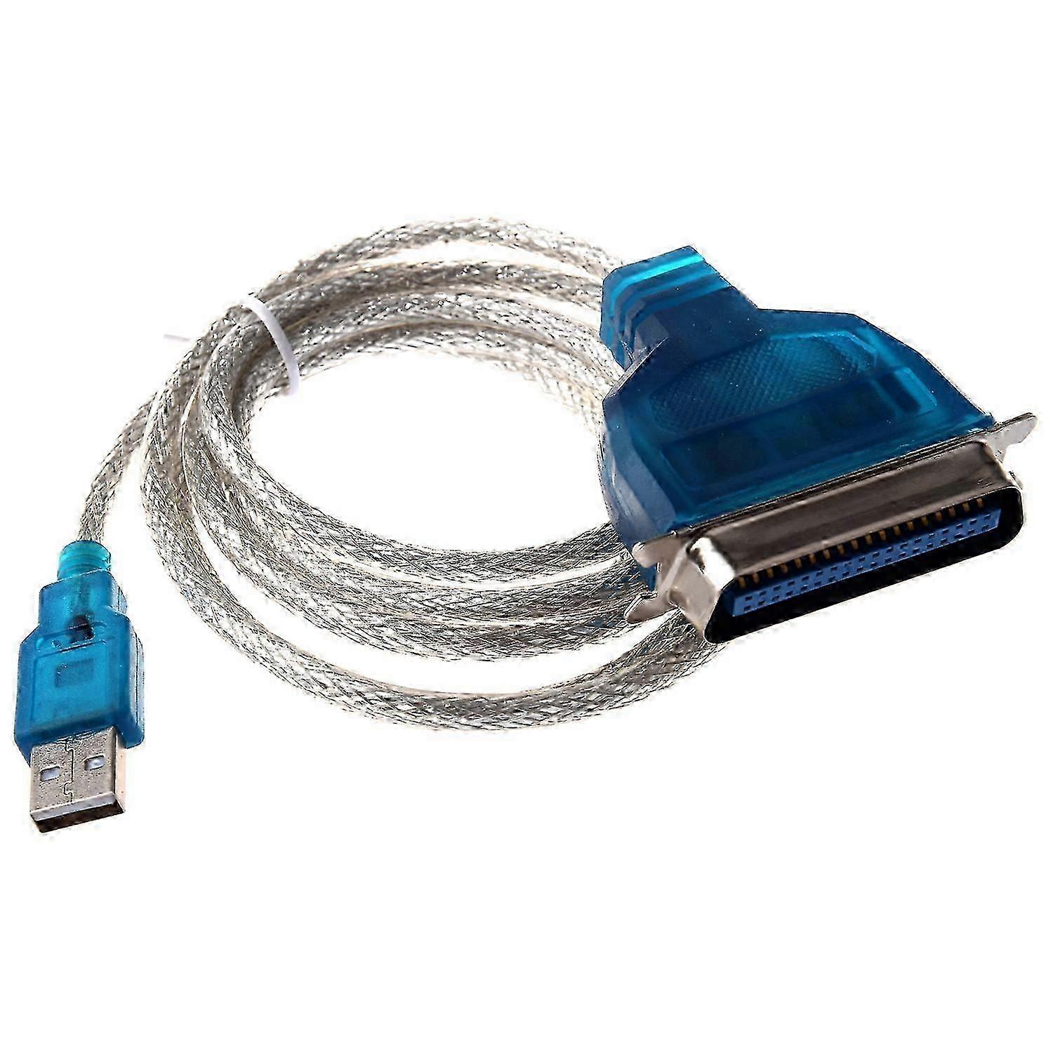 USB to Parallel IEEE 1284 Printer Adapter Cable PC (Connect your old parallel printer to a USB port