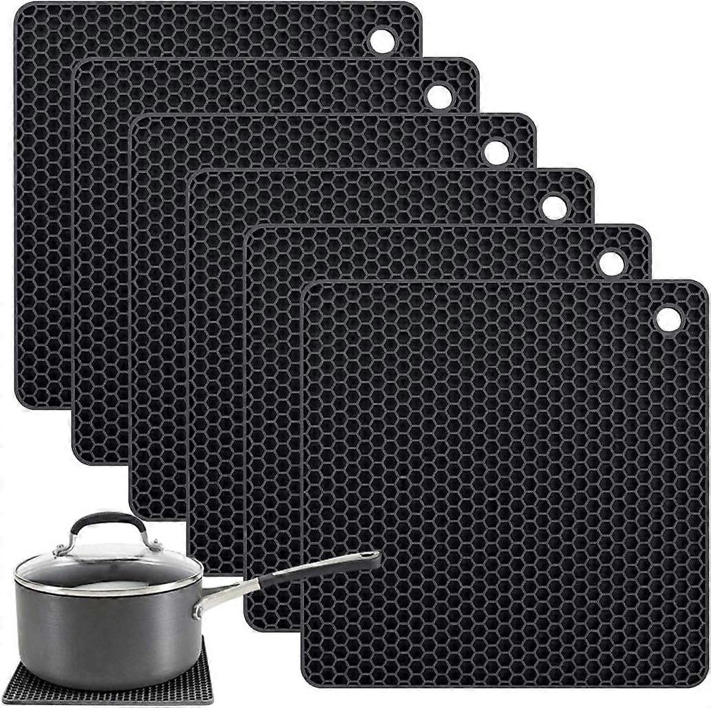 Durable Flexible Heat-Resistant Silicone Trivets