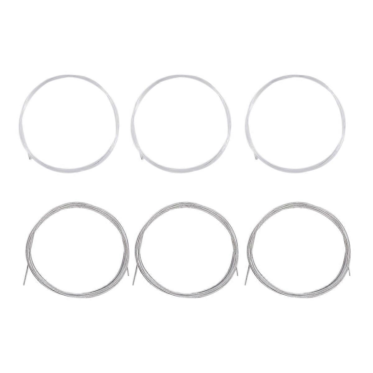 spock Classic Guitar Six Strings SC12 Nylon Silver Plating Set