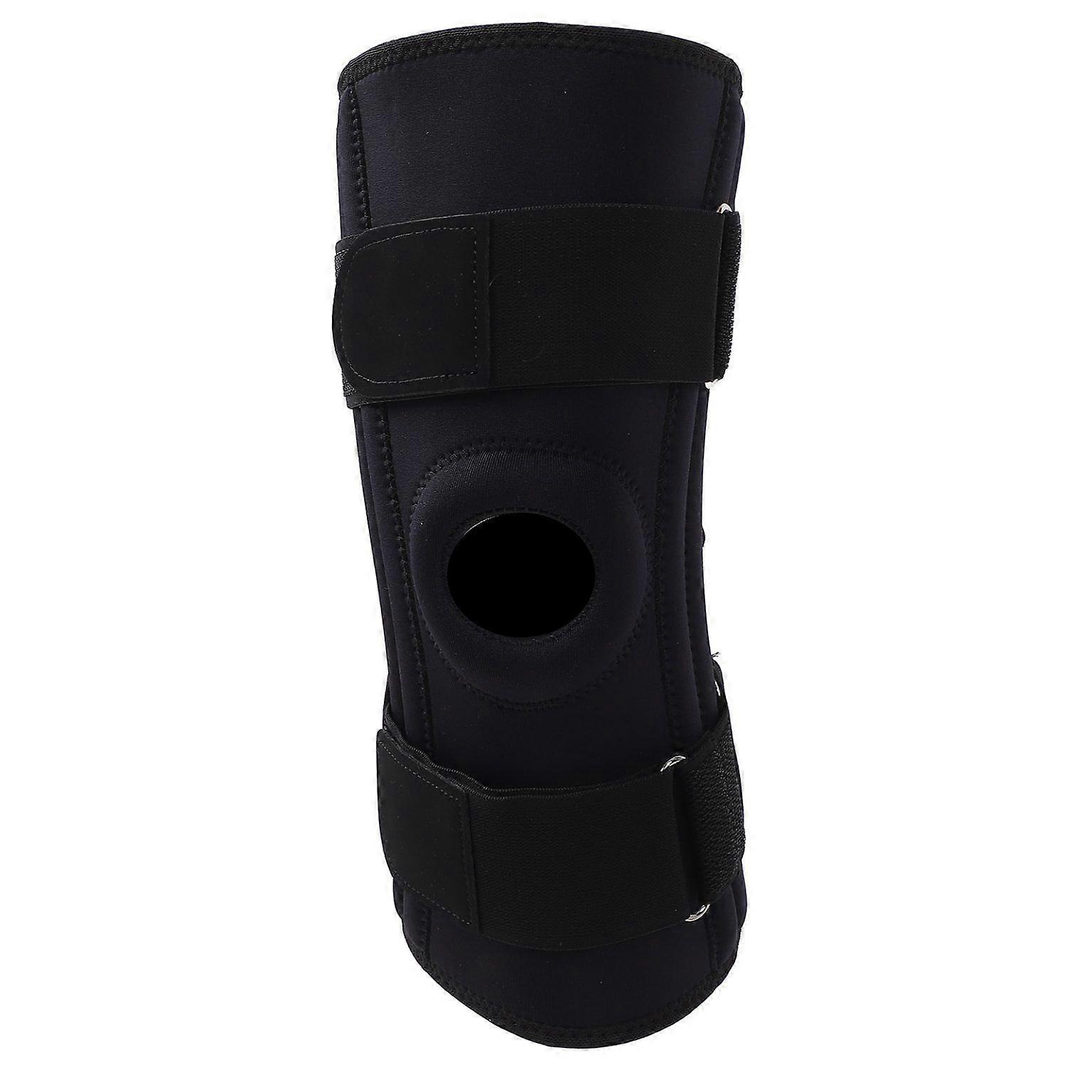 Adjustable Compression Knee Brace with Side Stabilizers for Enhanced Support
