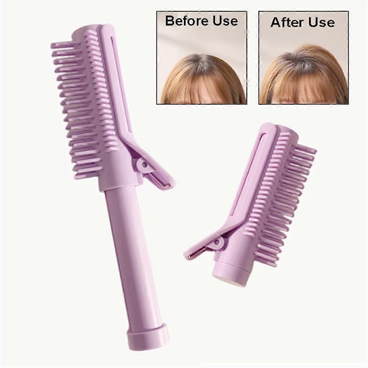 Hair Root Clips for Volumizing & Styling - Retractable 2-in-1 Curling Comb, Self Grip Curlers for To
