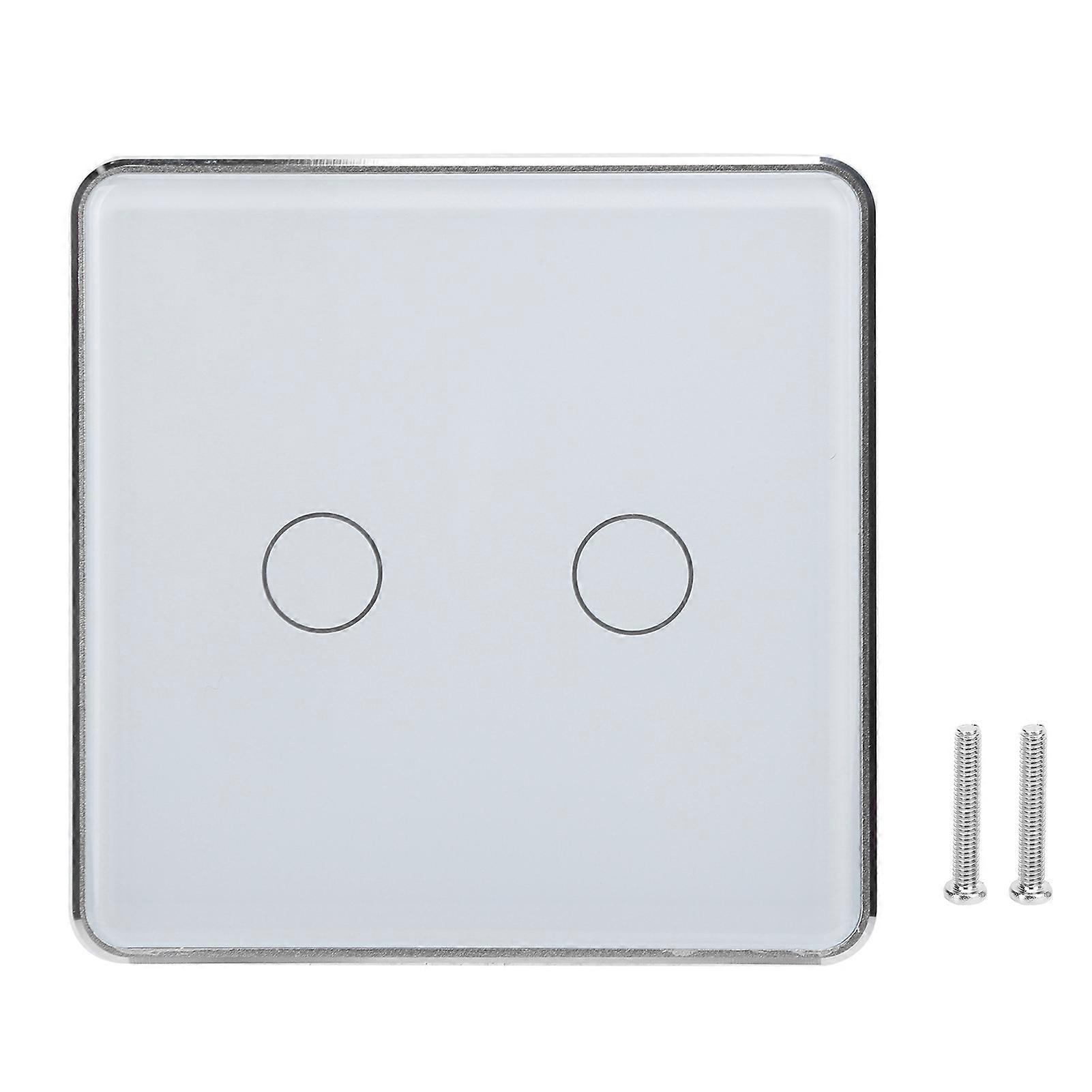 Intelligent Touch Light Switch 86 Type Wireless for ZigBee 2.4G Voice Control AC 100‑