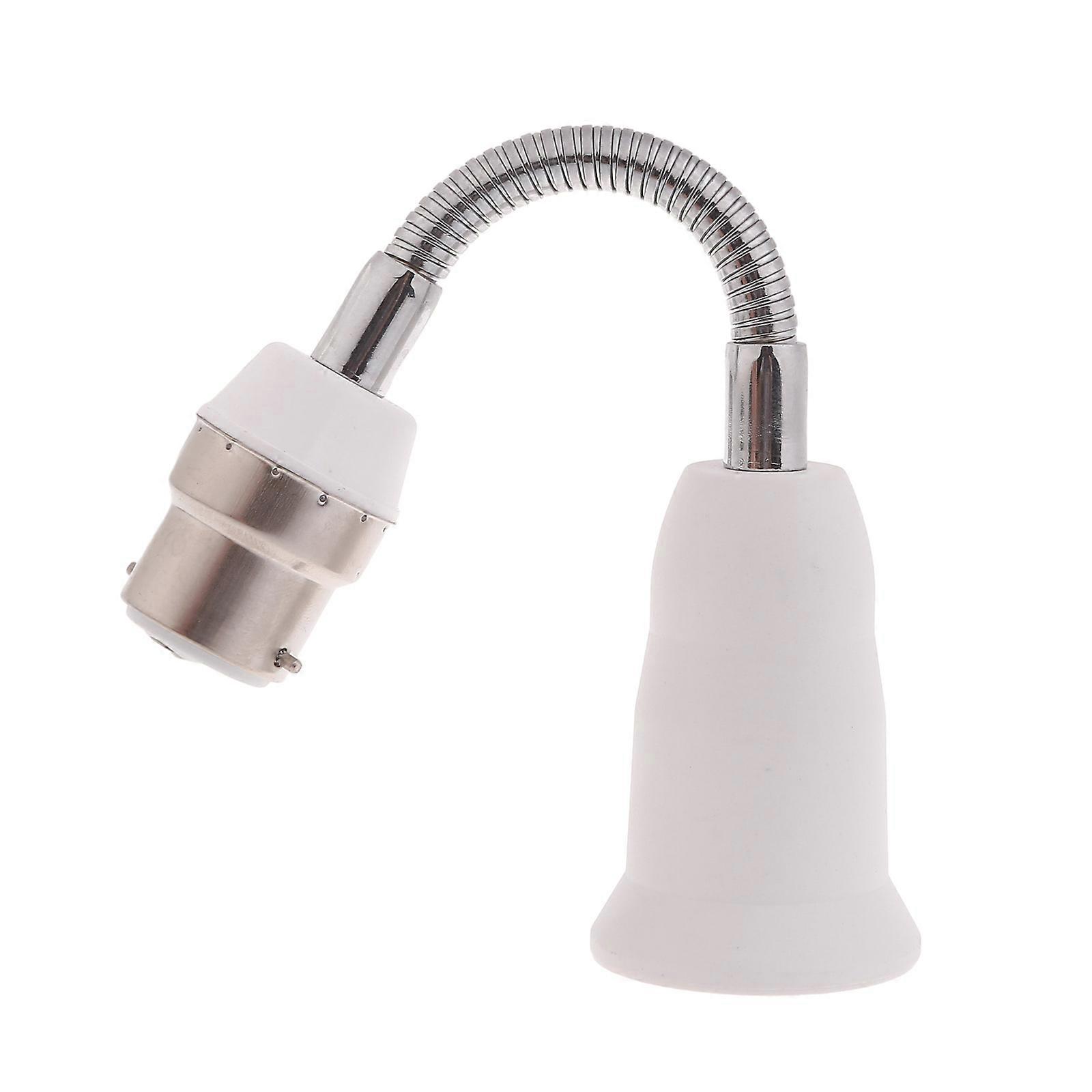 Adjustable B22 to E27 Extended Light Holder Stand Lamp Bulb Socket Extender Adapter Light Bulb Sockets Converter