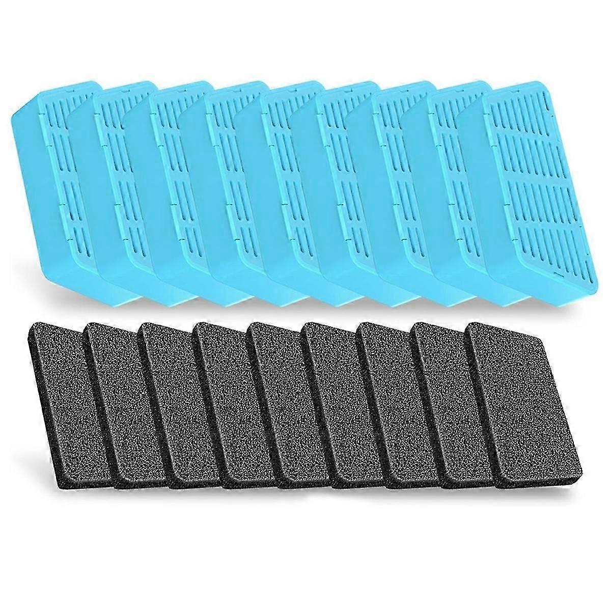 Cat Water Fountain Filters 2.2L/74oz Automatic Pet Water Fountain Replacement Filters and Sponges 9