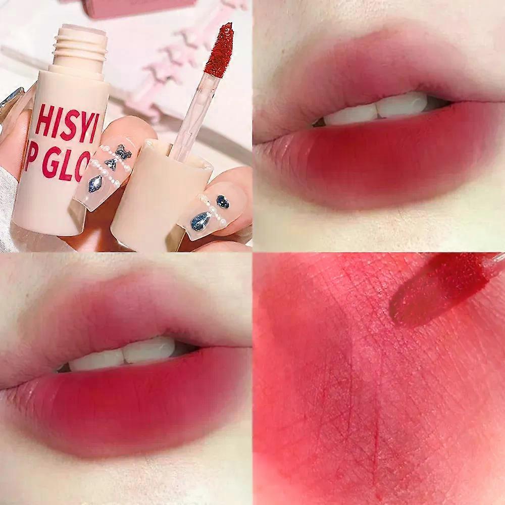 6 Χρώματα Matte Velvet Lip Glaze, Φυσικό μακράς διαρκείας υψηλής χρωστικής κραγιόν, Φορητό ματ φινίρισμα Universal Lip Glaze Makeu