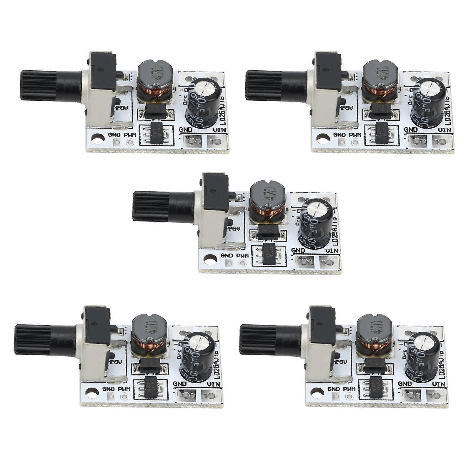 5pcs DC 6‑24V 20W Adjustable Brightness LED Driver Switch PWM Dimmer Controller