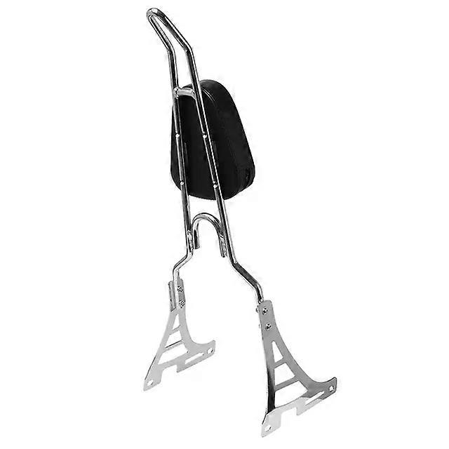 Motorcycle Black Rear Backrest Sissy Bar With Cushion Pad compatible for Harl-ey XL 883 1200
