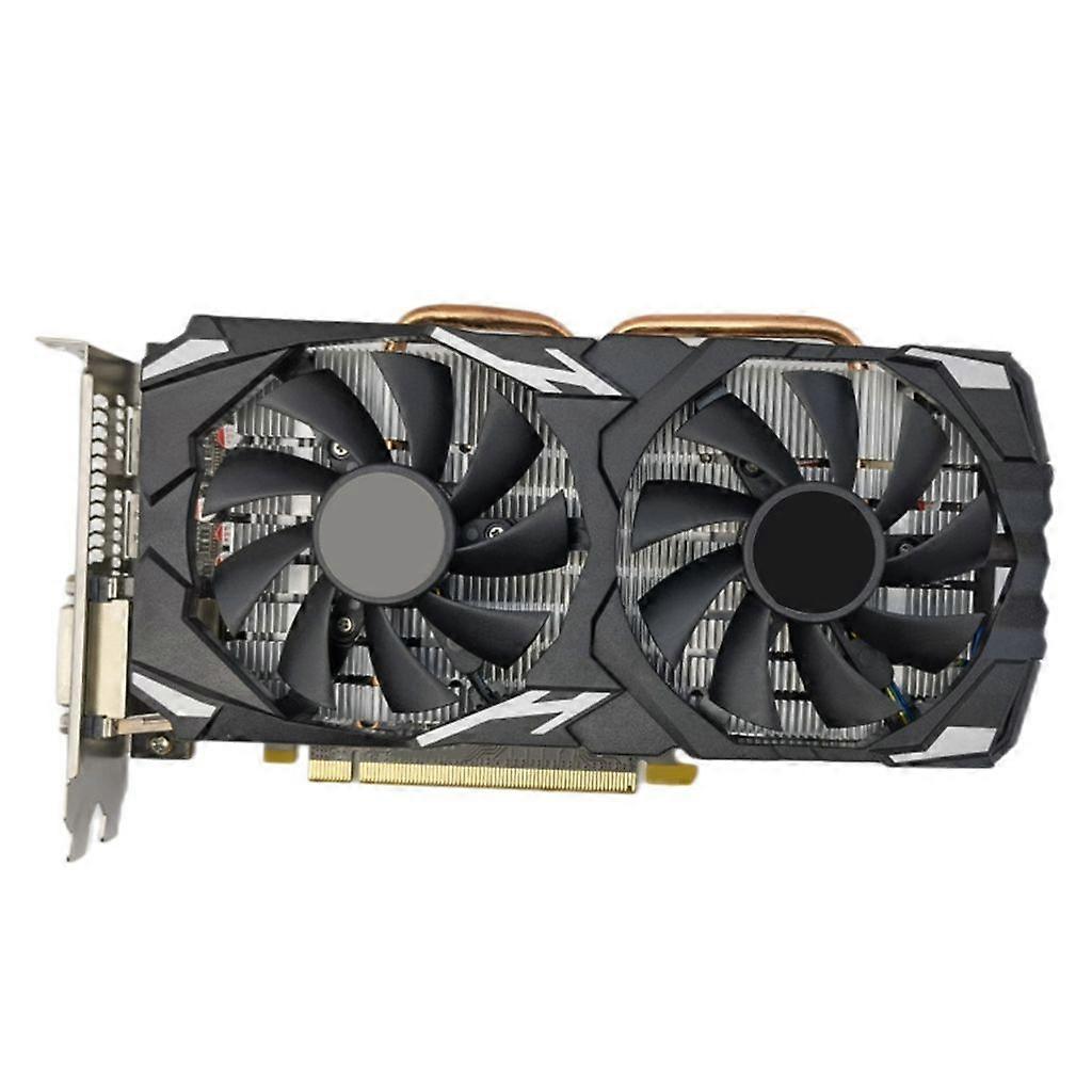 Carte vidéo RX 580 8 Go 256 bits DDR5 DP DVI Carte de jeu pour ordinateur de bureau Carte VGA
