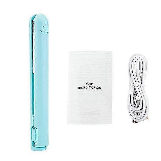 Mini fer à coiffer rechargeable à double usage avec USB pour un coiffage lisse et sûr