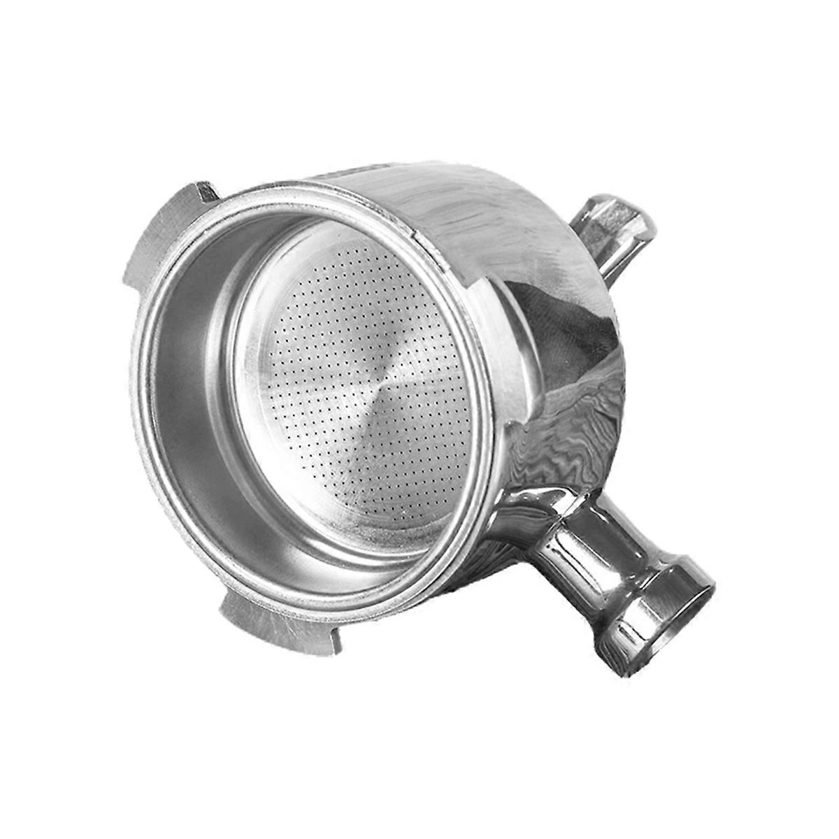 DIY Single Head 51MM Double Spout Coffee Portafilter Filter Holder for Dedica EC680/685 Stainless S