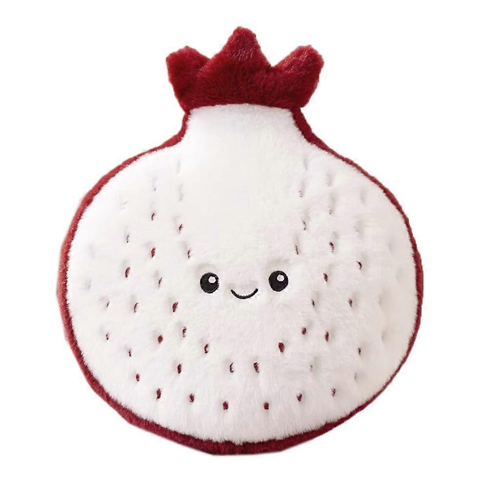 Funny Soft Fruit Plush Pillow Simulation Stuffed Plush Cushion Sofa Decorative Throw Pillows Birthday Gift Pomegranate