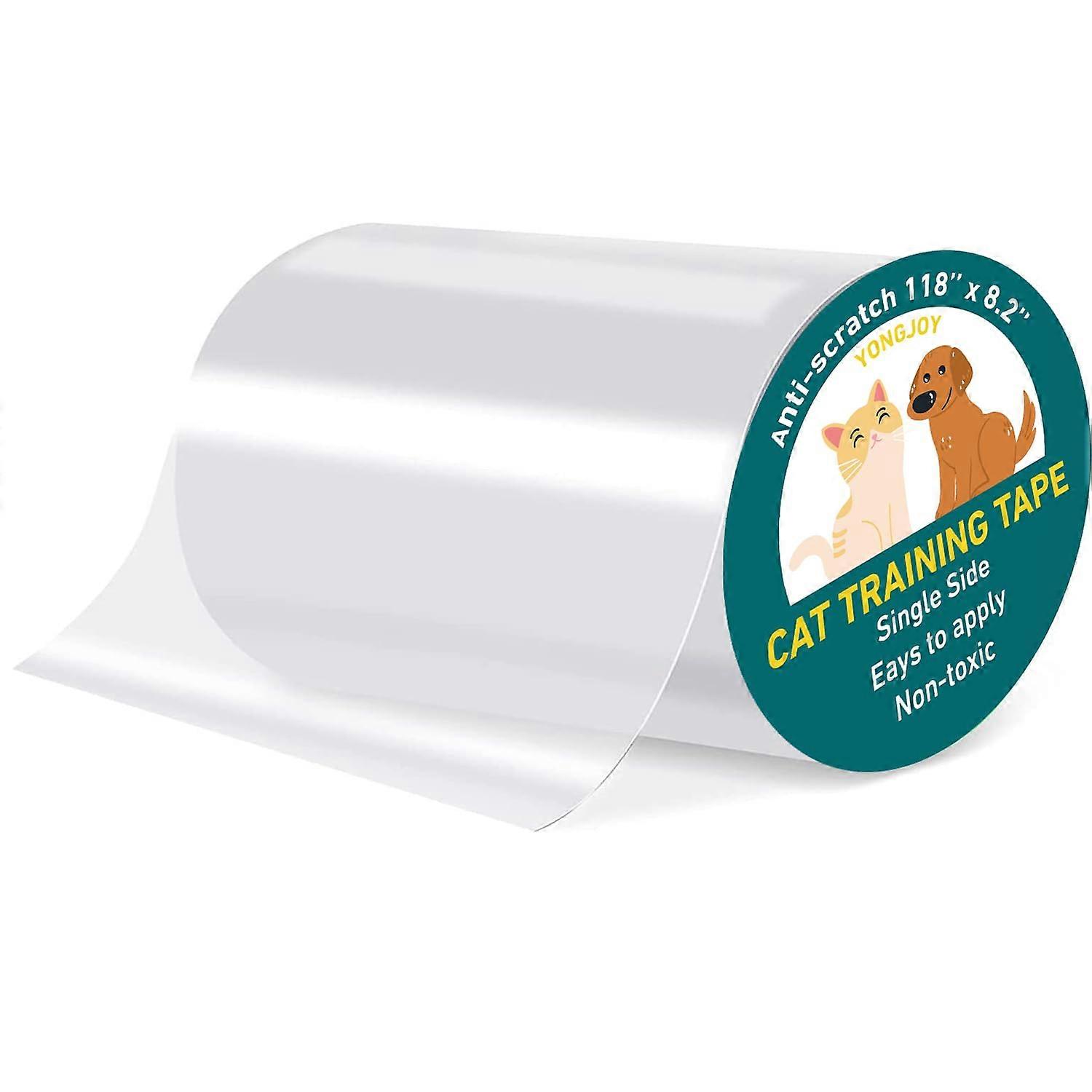 Clear Door Protector for Cat Scratch Prevention 118' x 8.2'