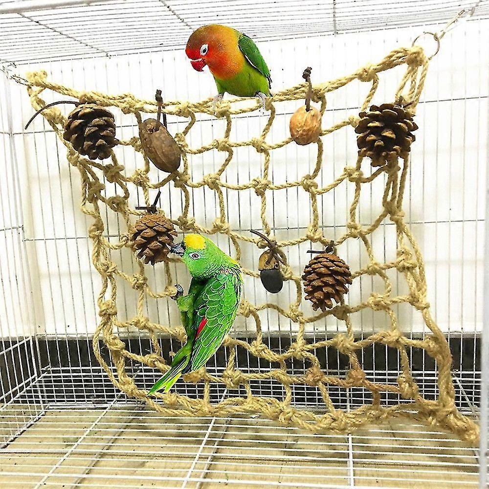 Bird Toy Nut Bite Toy Funny Climbing Net (Small)