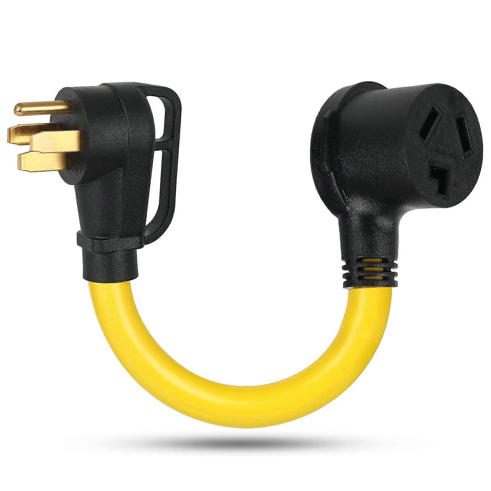 NEMA 14-50P to 10-30R Power Cord Adapter 4 Prong Male Plug to 3 Prong Female Outlet