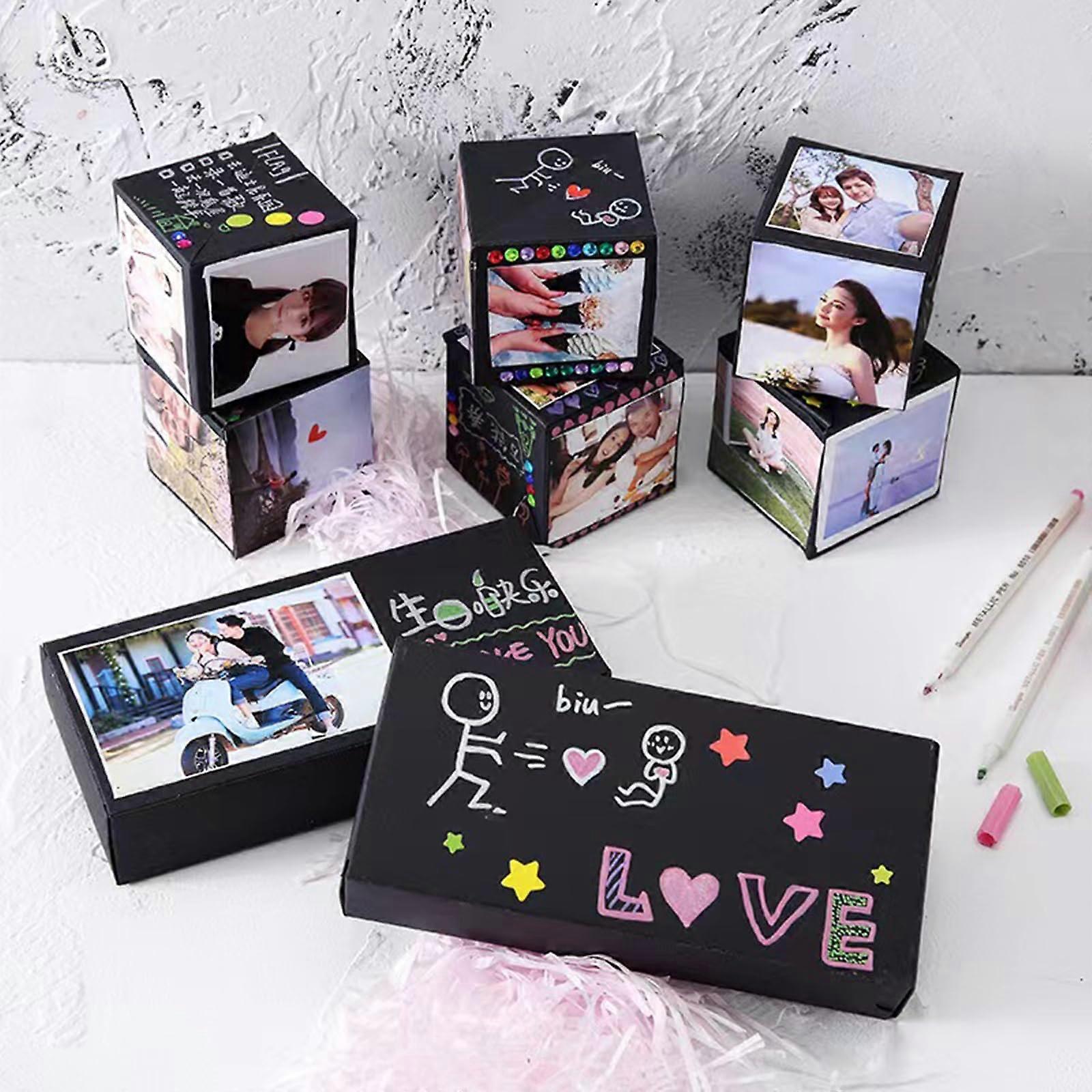 DIY Surprise Gift Box with Accessories for Money and Photos - Creative Invention Kit for Customizable Gifts and Keepsakes