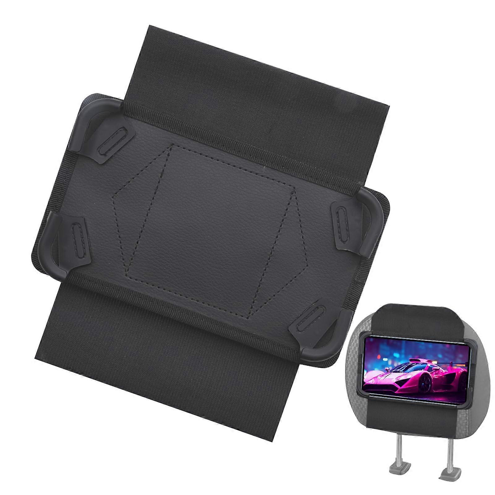 Car Headrest Holder for Tablets, Adjustable Back Seat Tablet Mount for Kids Aged 8-10, Universal Fit and Secure Design