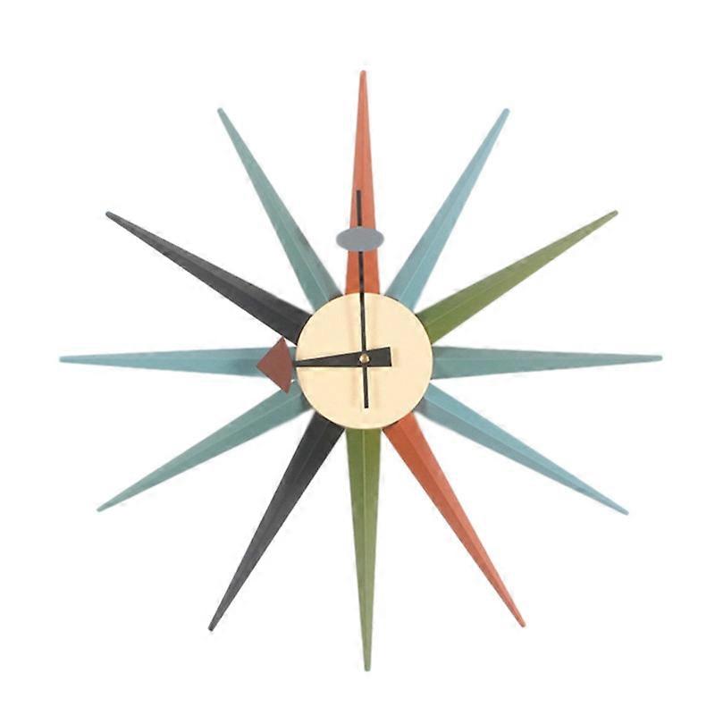 48cm Simple Modern Sun Clock Creative Home Accessories Wall Clock