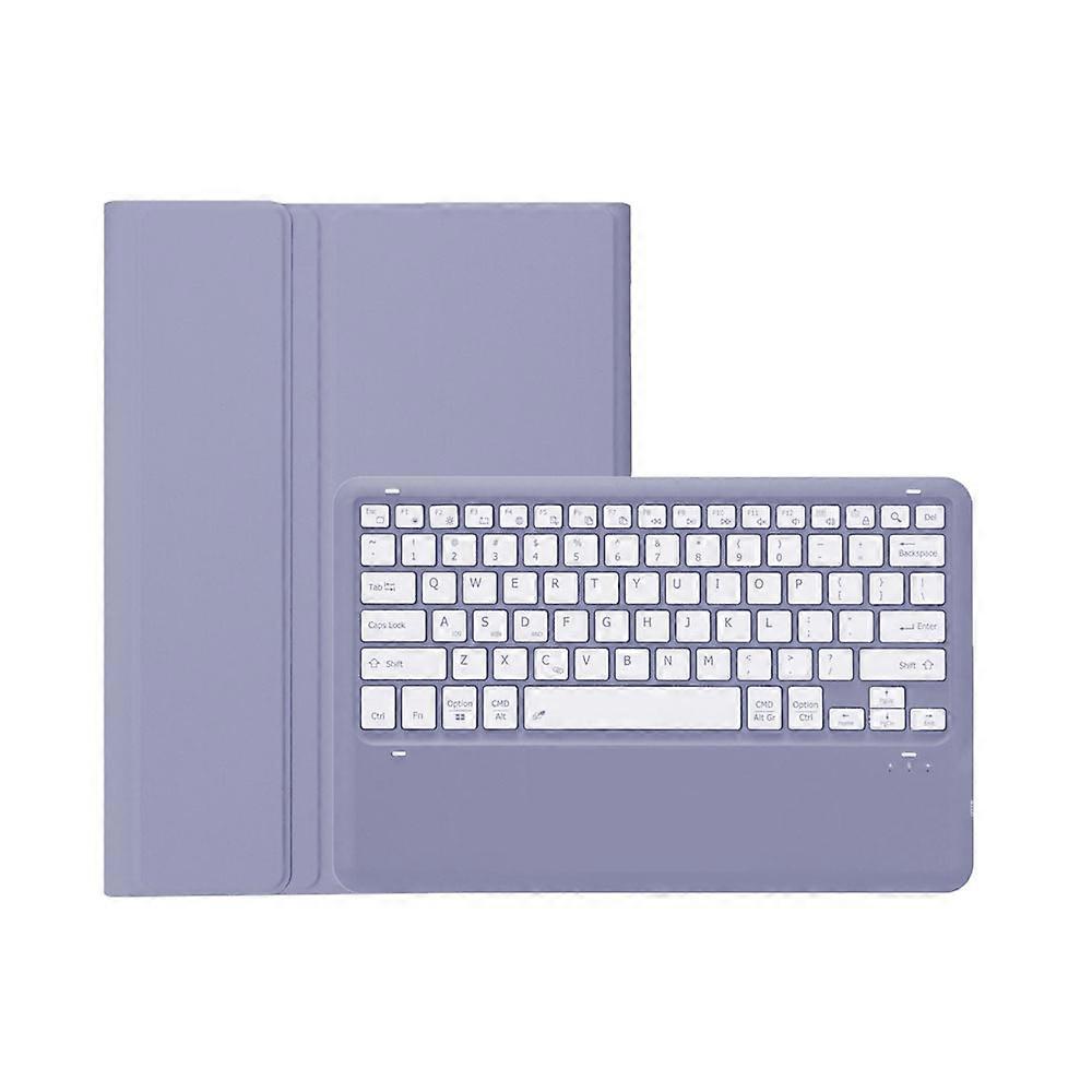 【New】 AM24 TPU Ultra-thin Detachable Bluetooth Keyboard Tablet Leather Case