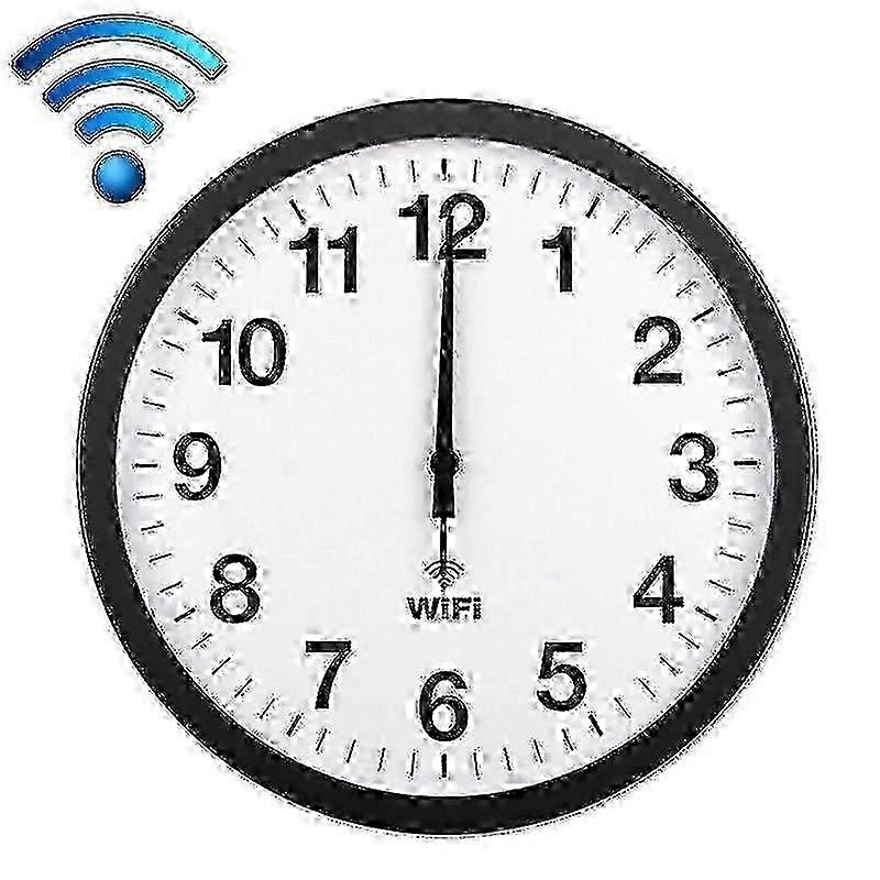 Automatic Time Synchronization Wifi Wall Clock, Size:12 Inch