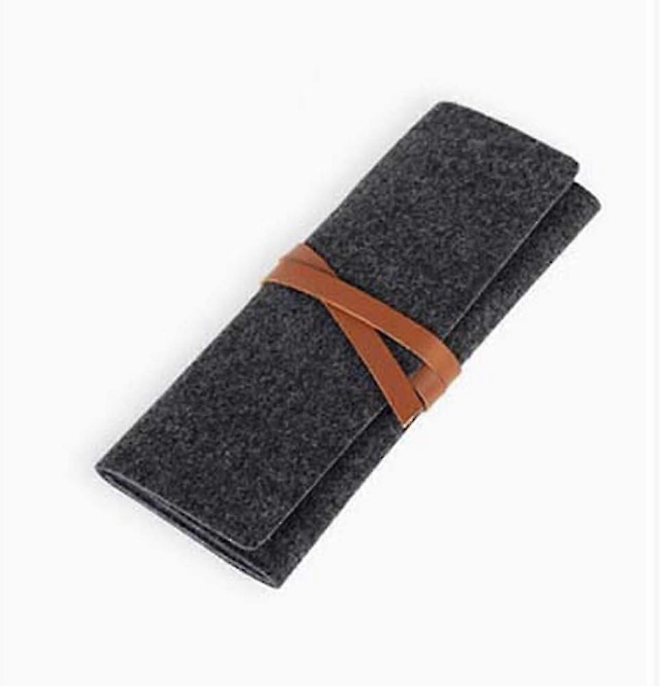 مكتب الغبار لفة القلم المنظم حقيبة التخزين شعرت قلم رصاص مربع قلم رصاص حالة القرطاسية الحقيبة القلم حقيبة لفة أكياس قلم رصاص