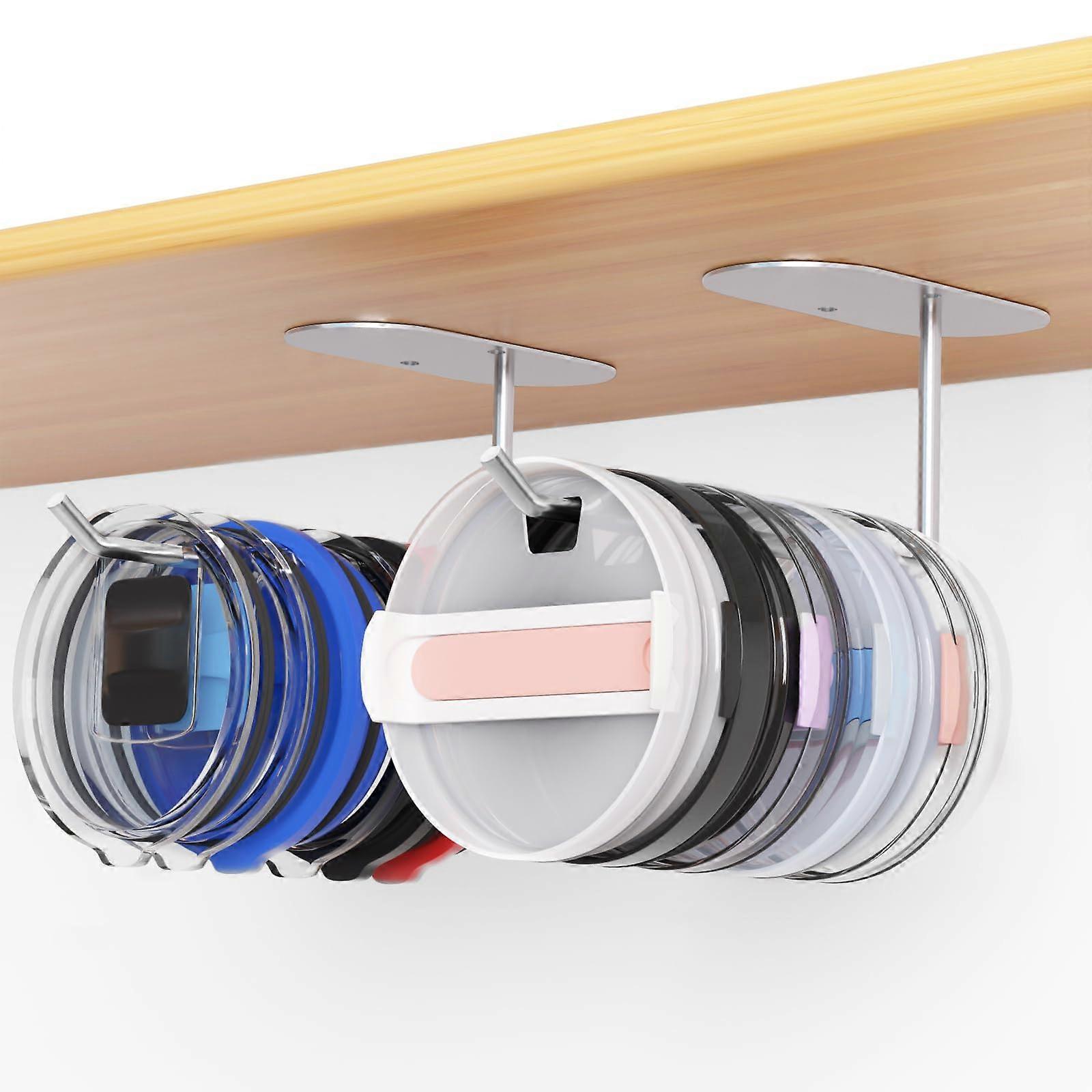 2 Pack Tumbler Lid Organizer, Space Saving for Yeti/Stanley/Simple Modern Tumbler Lids