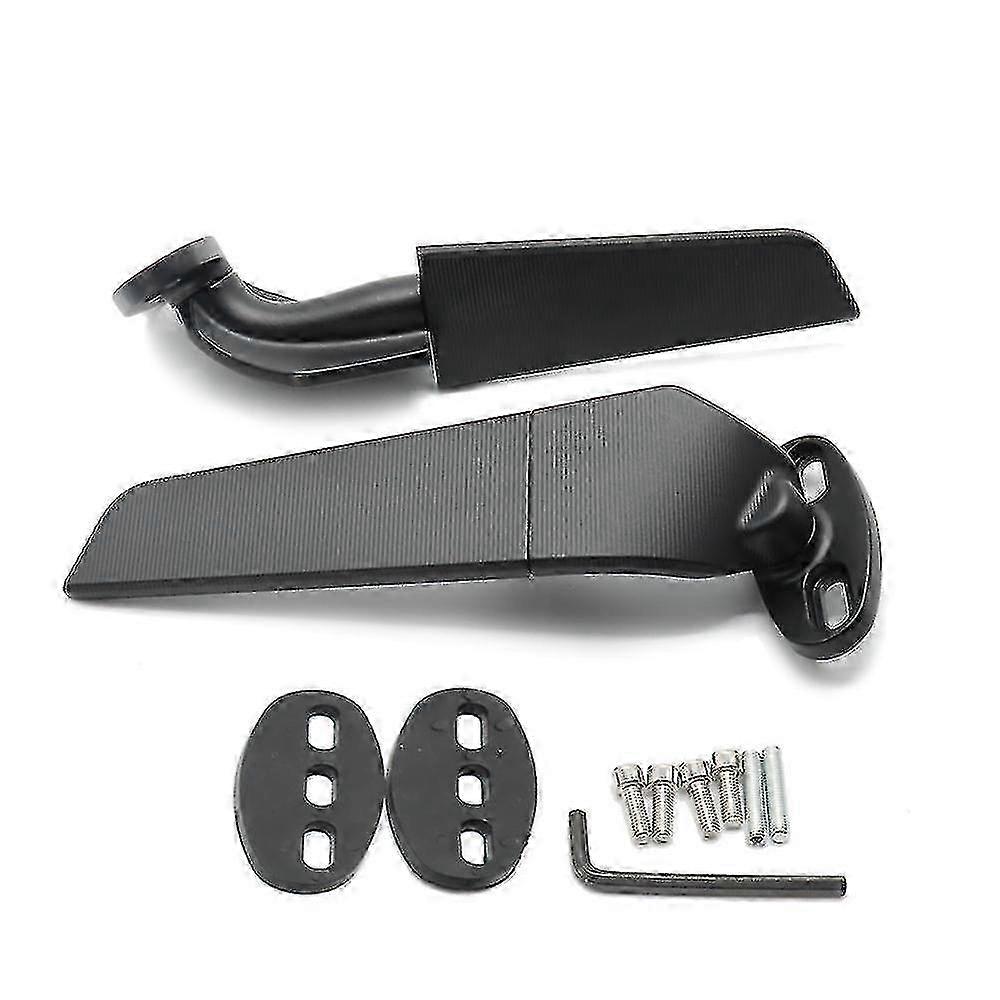 Kawasaki Zx6r Zx636 Zx7r Zx9r Zx10r Modifiye Motosikletler için Ayarlanabilir Döner Yan Aynalar 2 adet Dikiz Aynaları ile