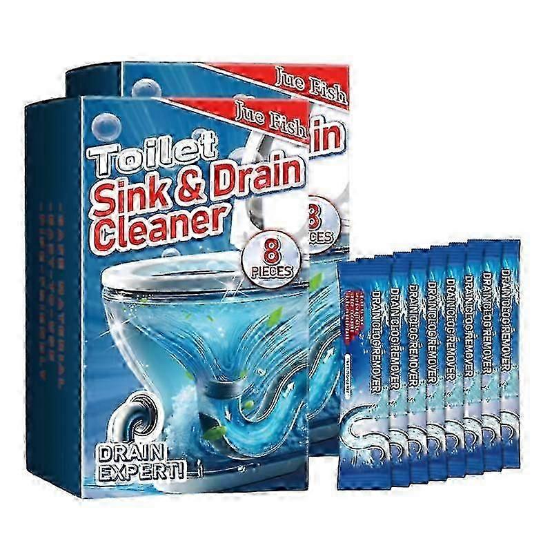 2x Powerful Pipe Dredging Agent Meledmatte, Sink and Drain Pipe Dredge Agent Powder