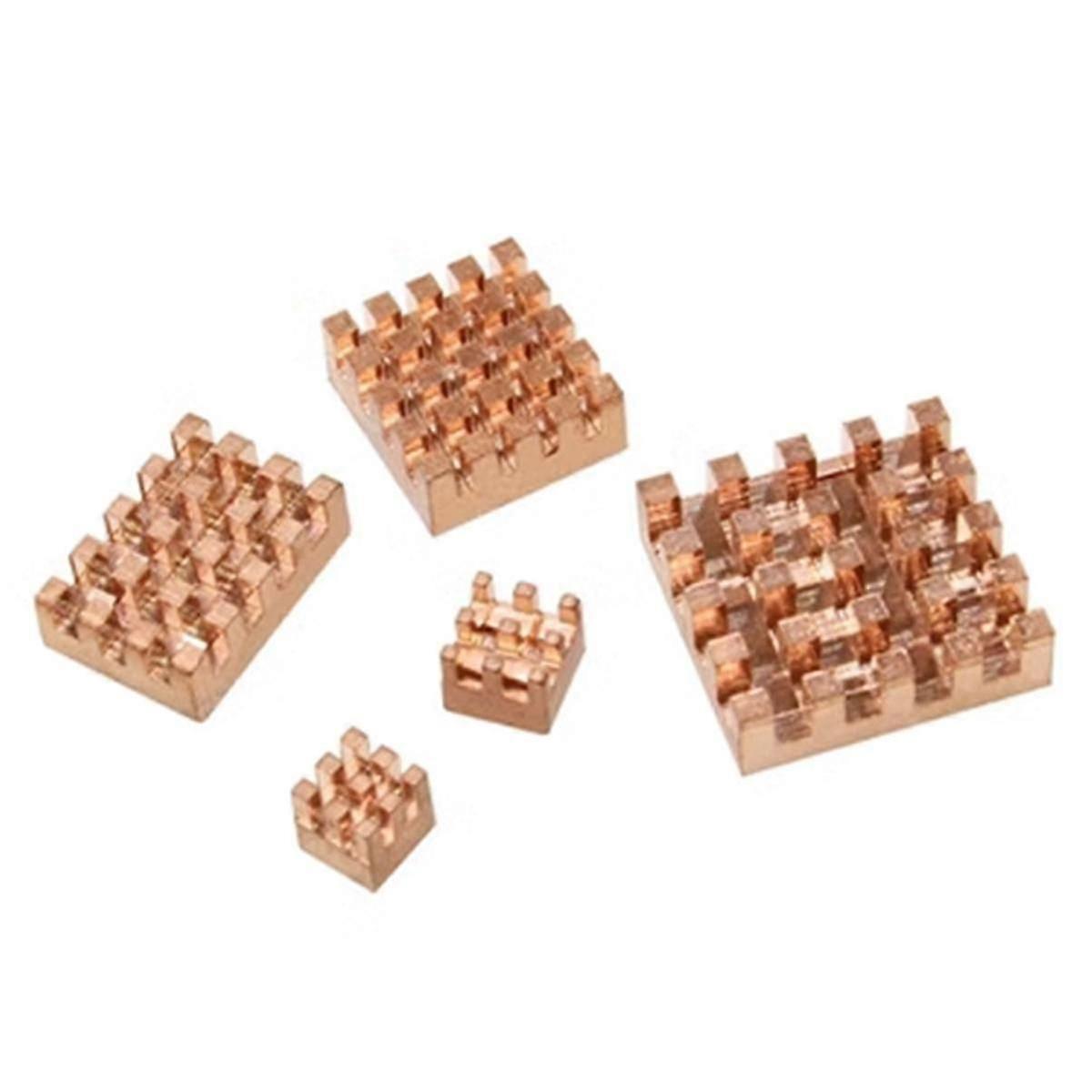 Heat Sink for Raspberry Pi5 Copper Thermal Heatsink Chip Thermal Heatsink with Adhesive Backing CPU