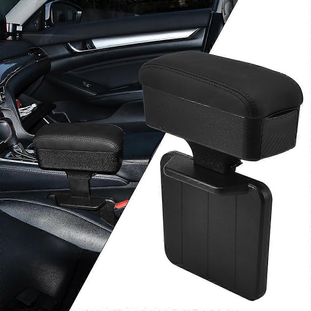 Car Armrest Storage Box, Car Seat Gap Filler Organizer, Center Console Arm Rest Extender Cushion