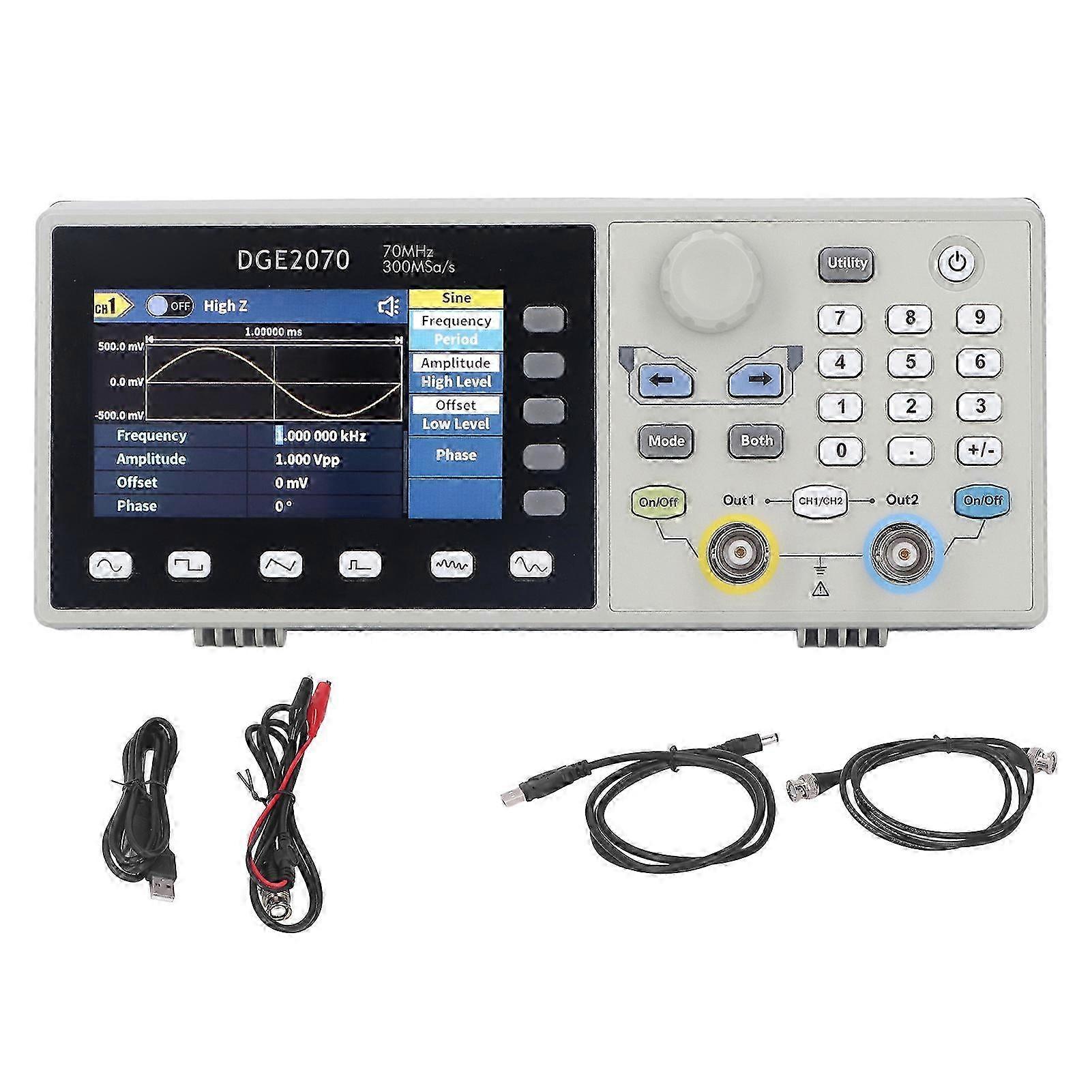 Arbitrary Waveform Generator 2 Channel 14 Bits Accurate Function Generator For Communication Ac100240v Uk Plug