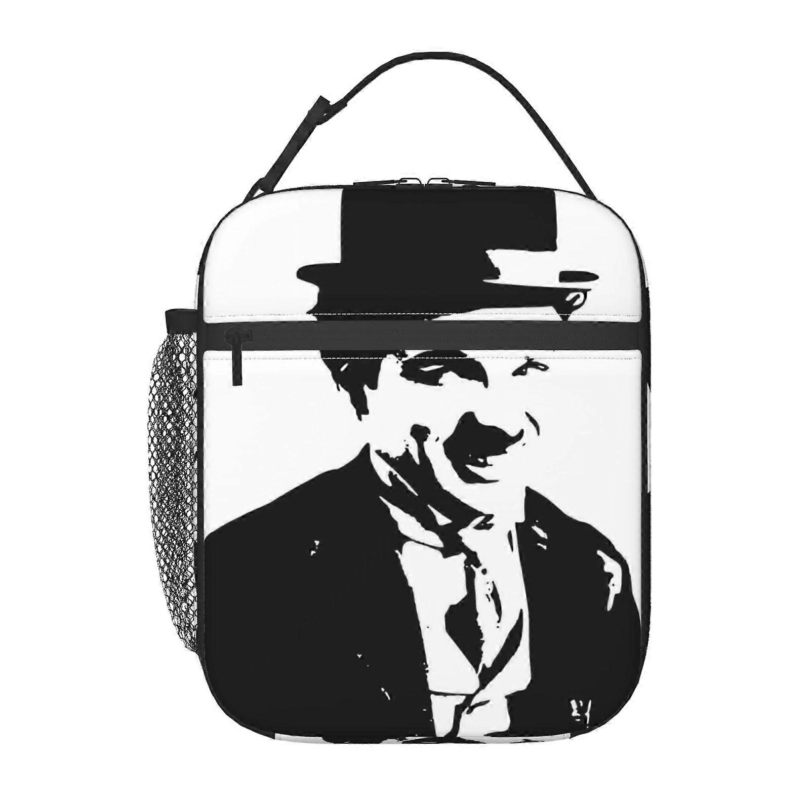 t64 Charlie Chaplin Lunch Bag with USB Heating Function, 3-Temperature Settings, Electric Lunch Box Companion d64
